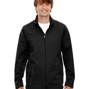 Men's Splice Three-Layer Light Bonded Soft Shell Jacket with Laser Welding